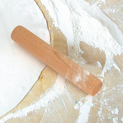 15 Pcs Small Wooden Rolling Pin for Dough, 6 Inch Dumpling Rolling Pin for Baking, Mini Kitchen Wood Rollings Pins for Pizza, Bread, Home Cooking