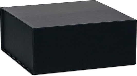 Prime Line Packaging Christmas Gift Boxes with Lids, Holiday Gift Boxes for Presents, Extra Large Black Magnetic Gift Box for Gift Wrapping, Weddings, Storage, Bulk, 14x14x6, 15 Pack