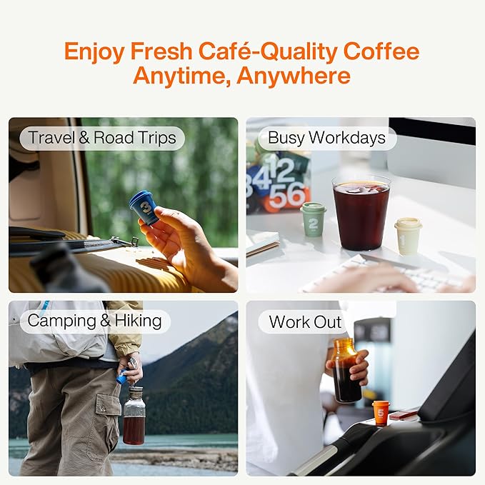 SATURNBIRD Coffee Instant Cold Brew, Medium-Dark Roast, Smooth & Balanced Blend of 100% Specialty Arabica, Enjoy Hot or Cold, Freeze Dried Iced Coffee, 24 Single Servings for Home Travel Office (NO.4)