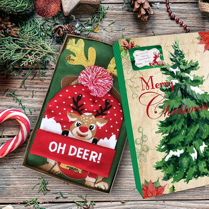 12 Large Christmas Gift Wrap Boxes bulk with Lids, 12 tissue paper and 80 Count Foil Christmas Tag Stickers for wrapping oversized Clothing (Robes, Sweater, Coat, Shirts) and Xmas Holiday Present