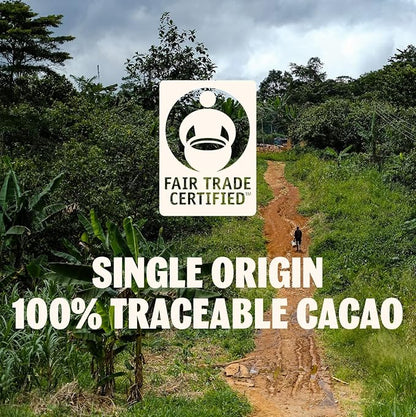 TCHO Holy Fudge 76% Dark Chocolate Bars (3 pack) | Single Origin, Plant Based, Organic & Fair Trade, | Non GMO, Non-Dairy, Vegan, Soy Free (2.5oz each)