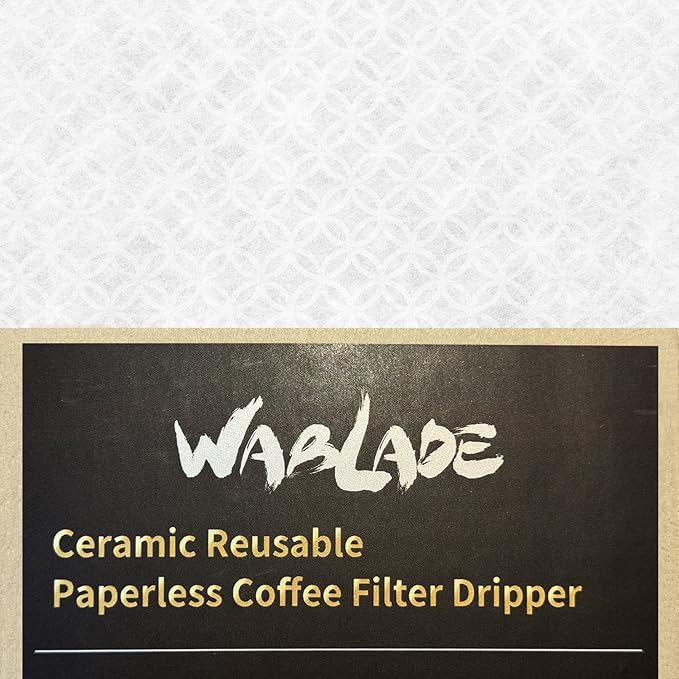 Ceramic Reusable Coffee Filter Dripper Paperless Sustinable Mt. Fuji Made in Japan (Orange)