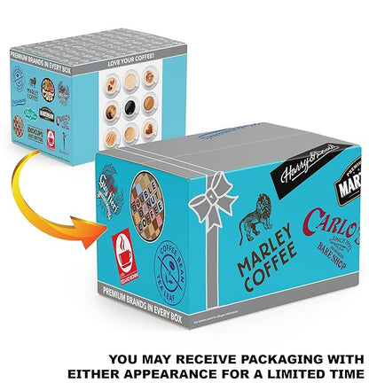 Flavored Decaf Coffee Pods Variety Pack Compatible with Keurig K Cups Brewers, 36 Count, Assorted Decaffeinated Flavored Coffee Sampler(Pack of 1)