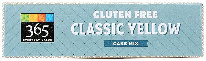 365 by Whole Foods Market, Gluten Free Yellow Cake Mix, 16 Ounce (Pack of 2)