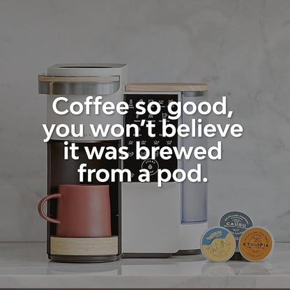 The Bundle | Single-Serve Coffee System | Includes 20 Coffee and Espresso B-Pods Coffee Brewer