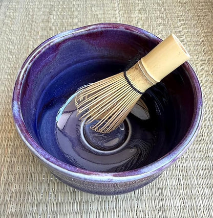 Japanese Traditional Handcrafted Matcha Chawan Tea Bowl Cup Ceremony Tableware Pottery (Shigaraki)
