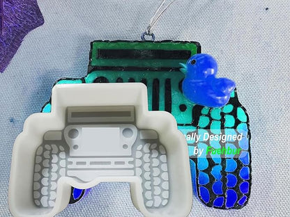 Truck Car Freshie Molds, Fuehbur Silicone Epoxy Resin Air Freshie Mould for Aroma Beads,Soap Mold,Candle Molds,Pendant Mold