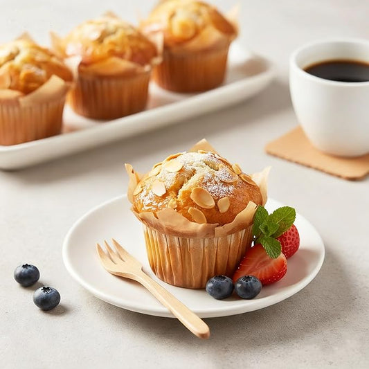SUKIMI Soft and Fluffy Muffin Mix 400g, Dairy-free Muffin and Cupcake Mix, Low Carb and Low Sugar, Easy Baking Mix for Quick Breakfast and Party Treats
