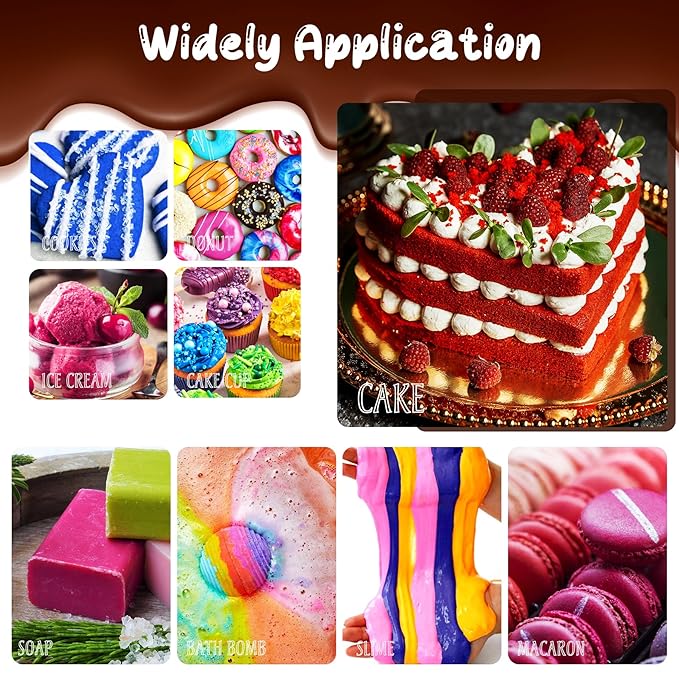 Food Coloring Gel - Vibrant Color Gel Food Coloring for Cake Decorating, Baking, Easter Egg, Icing - Tasteless Food Color Dye for Fondant, Cooking, Slime, Airbrush (Gold, 5.3oz)