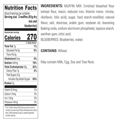 Krusteaz Variety Pack,Cinnamon Swirl Crumb(21 oz),Cranberry Orange Muffin Mix (18.6 oz),Wild Blueberry Muffin Mix (17.1 oz), (3 CT)