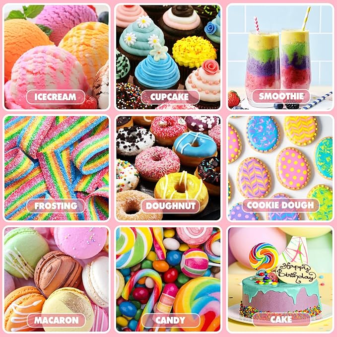 Food Coloring - Vibrant Liquid Icing Food Coloring Set for Baking, Cake Decorating, Easter Egg, Airbrush - Tasteless Food Color Dye for Fondant, Slime, DIY Crafts - 5.5 Fl.oz / 160ml Each (Orange)