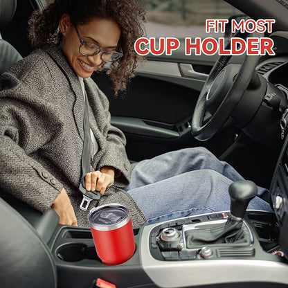30 oz Tumbler with Lid Stainless Steel Tumblers Bulk Vacuum Insulated Cup Reusable Powder Coated Travel Mug Double Wall Leak Proof Cups Keep Cold Drinks for 12 Hours Wine Red, Set of 12