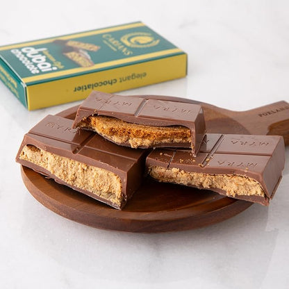 CARIANS Dubai Chocolate with Pistachio and Kunafa, Luxury Assorted Individually Wrapped Chocolate Bar with Pistachio, Great for Gift Giving, Anniversary, Thanksgiving, Christmas