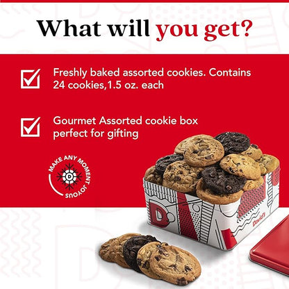 David's Cookies 2lbs Assorted Flavors Fresh Baked Cookies - Handmade and Gourmet Cookies - Delectable and Made with Premium Ingredients - Cookie Gift Basket - Great Gift For All Occasions