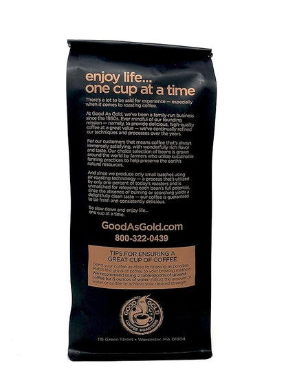 Jamaican Me Crazy Coffee Beans, Flavored Whole Bean, 12 Oz Good As Gold Coffee Roasters