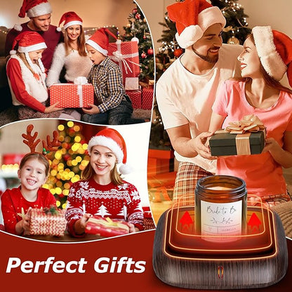 PUSEE Large Candle Warmer Plate with 6H Auto Shut Off, Coffee Mug Warmer with 3 Temp Settings,Wax Candle Warmer Safely Releases Scents Without a Flame,Tea Cup Warmer for Desk in Your Home & Office