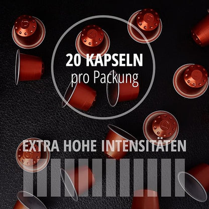 240ct Dark Roast Espresso Variety Pack | Compatible with Nespresso | Aluminum Coffee Capsules | Intensity 10 11 12 | High Intensity Espresso Lungo Ristretto