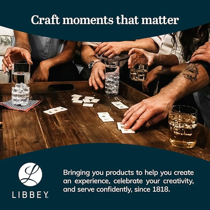 Libbey Preston Tumbler and Rocks Glasses Set, All Purpose Everyday Drinking Glasses Set of 16, Dishwasher Safe Kitchen Glassware Set