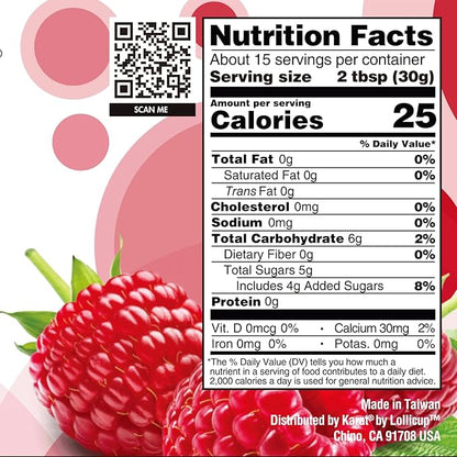 Tea Zone [1 Pound] Raspberry Popping Pearls, Bursting Pearls for Teas, Shakes, Smoothies, Dessert Toppings