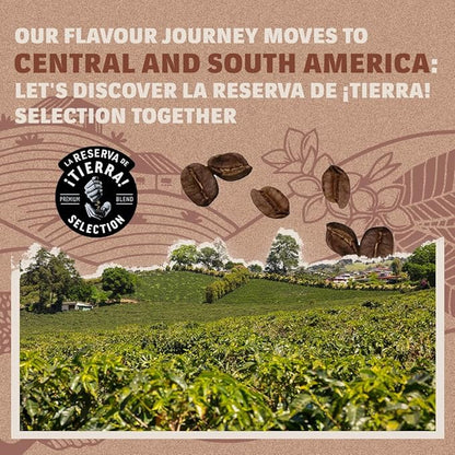 Lavazza Tierra! Selection Whole Bean Coffee Blend, Medium Roast, 2.2LB Bag , 100% Arabica, Rainforest Alliance Certified, sustainably grow