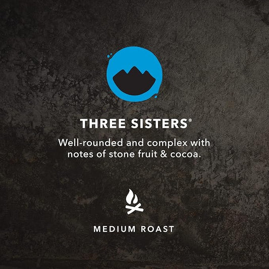 Kicking Horse Coffee, Three Sisters, Medium Roast, Whole Bean, 2.2 Pound - Certified Organic, Fairtrade, Kosher Coffee