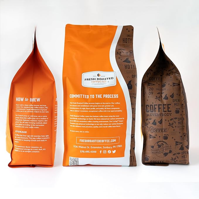 Fresh Roasted Coffee, Organic Dominican Republic | USDA Organic, Direct Trade, Kosher | Medium Roast 5 lb (80 oz), Ground