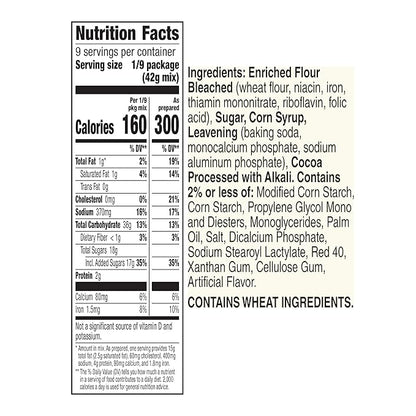 Betty Crocker Delights Super Moist Red Velvet Cake Mix, 13.25 oz. (Pack of 12)