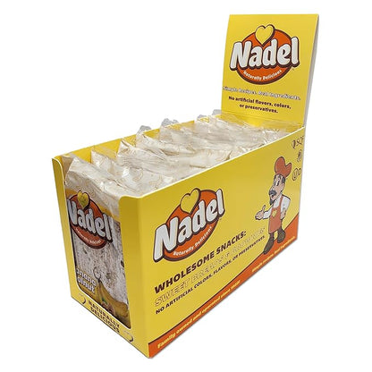 Nadel - Naturally Delicious Banana Nut bread, 8 Pack, Fresh Bananas, Crunchy Walnuts, Lunch snack breakfast bars Natural fresh brand, Cake Slices
