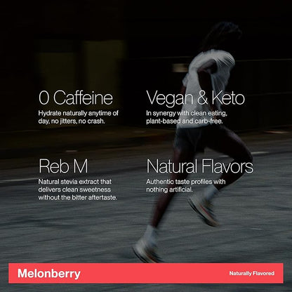 Cadence Electrolyte Drink Cans Melonberry - Case (355ml x 12) - US | Science-Backed Hydration | Zero Sugar, Zero Caffeine | Vegan, Keto & Paleo Friendly | Sodium, Potassium & Magnesium for Performance & Recovery
