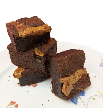 Ruth’s Peanut Butter Swirl Cake Style Brownies 4 Dozen – Gourmet Baked Treats | Delicious Gift with The Finest Ingredients | Guaranteed to Arrive Fresh