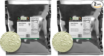 Frontier Bulk Sweet Matcha Green Tea Blend, Organic, 1 Pound (Pack of 2)