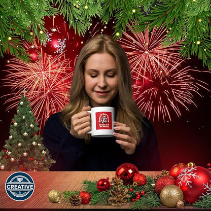 11 OZ Novelty Coffee Mugs - Christmas Gift (Christmas-themed hot chocolate.)