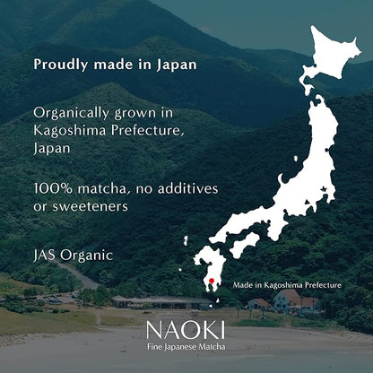Naoki Matcha Organic All Purpose Blend - Authentic Japanese Culinary Grade Matcha Green Tea Powder from Japan (40g / 1.4oz)
