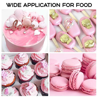 Pink Gel Food Coloring 4.5 oz Professional Grade Pink Food Dye Concentrated Gel Food Coloring for Icing Baking Cake Decorating Cookie Fondant Slime Easter Egg