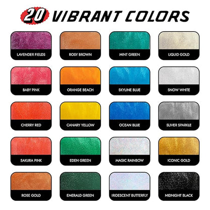 MONÉGASQUE Iridescent Edible Glitter for Drinks 10g – Halloween Edible Glitter for Cakes & Cocktails - Cocktail & Drink Shimmer Powder - Food Decorating Sprinkles, Cupcakes, & Cake Decorations Spray