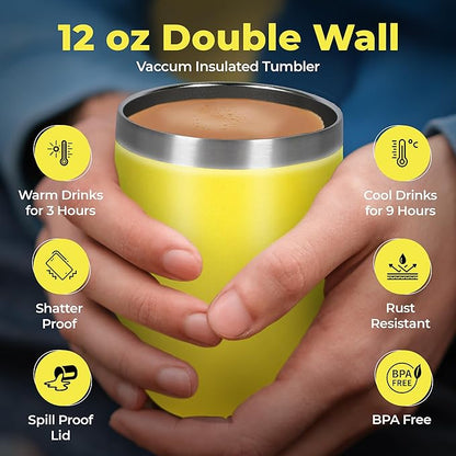 Tea Gift Set for Women & Men – Includes Assorted Teas, Elegant Mug & Honey (Yellow)