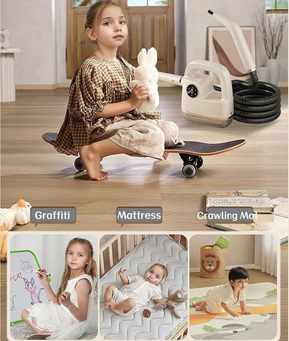 Handheld Steam Cleaner [One Click Clean] Steamer for Cleaning 10-in-1 High Pressure Steam Cleaner for Home/Car Detailings/Fabric etc. Separate Design|Digital Display|Two Cleaning Methods