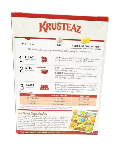 Krusteaz Cookie Mix, Butter Vanilla Sugar Cookie Mix, 14 Ounce Box (Pack of 4)