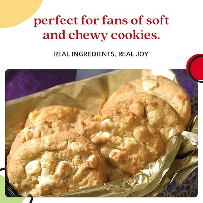 David's Cookies Freshly Baked Cookies - Delicious Handmade Soft Variety - Exquisite Gourmet Gift for Friends & Family on Special Occasions - Macadamia Nut 2lbs