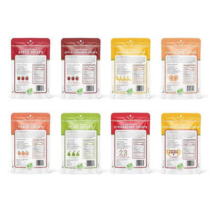 Nature's Turn Nature’s Turn Freeze-Dried Fruit Snacks, Sampler Variety Pack of 8 (1.2 oz Each)