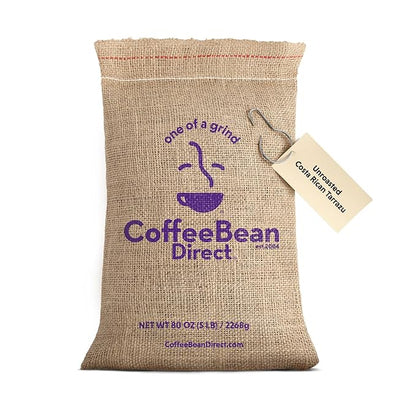 Coffee Bean Direct Unroasted Costa Rican Tarrazu, 5 Pound (Pack of 1)