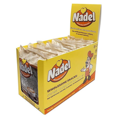Nadel - Naturally Delicious Cappuccino Chocolate Chip bread, Lunch snack breakfast bars coffee cake, Natural fresh brand mocha chocolate cake 12 pack