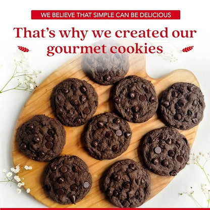 David's Cookies 1lb Double Chocolate Chunk Fresh Baked Cookies - Handmade and Gourmet Cookies - Delectable and Made with Premium Ingredients - Cookie Gift Basket - Great Gift For All Occasions