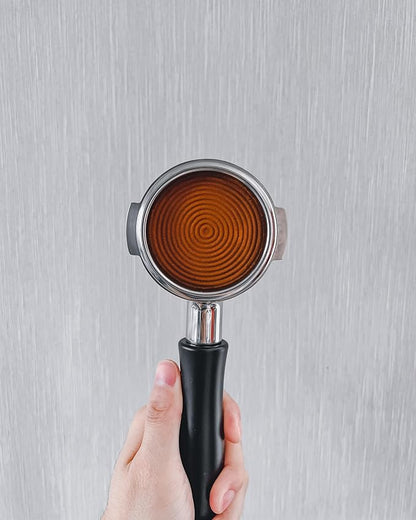 Normcore 58mm Espresso Coffee Tamper V4, Spring Loaded Tamper With Stainless Steel Ripple Base with 15lb 25lb 30lbs Replacement Springs, Anodized Aluminum Handle and Stand