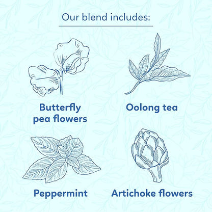 Indochine Blends, 50 Tea Bags, Hibiscus Tea Bags for High Blood Pressure, Herbal Tea Bags, Caffeine-Free, No Sugar, Vegan, Supports Heart Health and Relaxation, Loose Hibiscus Flowers, All Natural Hibiscus Flowers Ingredients (50 Pyramid Bags, Cooling ...