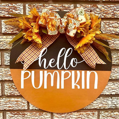 Fall Stencils for Door Mats Reusable Fall Doormat Stencils Hello Pumpkin Stencil for Doormats Wood Sign Decor