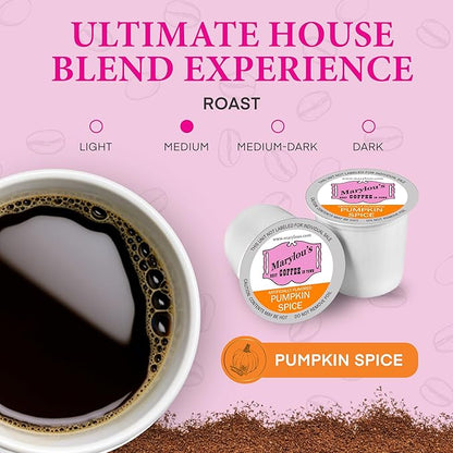 Marylou's Marylou’s Coffee – Pumpkin Spice Flavored Gourmet Coffee – Single Serve Coffee Pods, Compatible with Keurig Brewers – 12 Pods