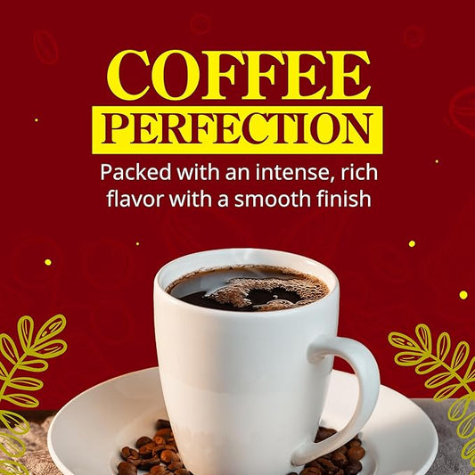 El Coquí Dark Roast Espresso Ground Coffee, Rich, Ground Coffee, Authentic Puerto Rican Style Coffee, Vacuum Sealed, Ground Espresso Beans, 6 oz (4 pack)