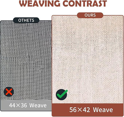 20Pcs Reusable Cheesecloth for Straining 20x20 Inch,100 Grade Cheese Cloths Hemmed Edges, 100% Unbleached Cotton Cheese Cloth,Ultra-Dense Cloth Strainer for Yogurt/Nut Milk/Baking Making 56x42 Weave