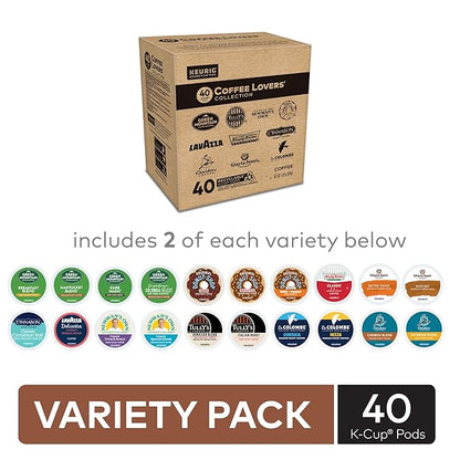 Keurig® Coffee Lover's Collection Variety Pack, Keurig Single Serve K-Cup Pods, 40ct